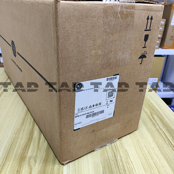 Allen-Bradley MPM-A1652F-MJ72AA MP-Series MPM 240V AC Rotary Servo Motor