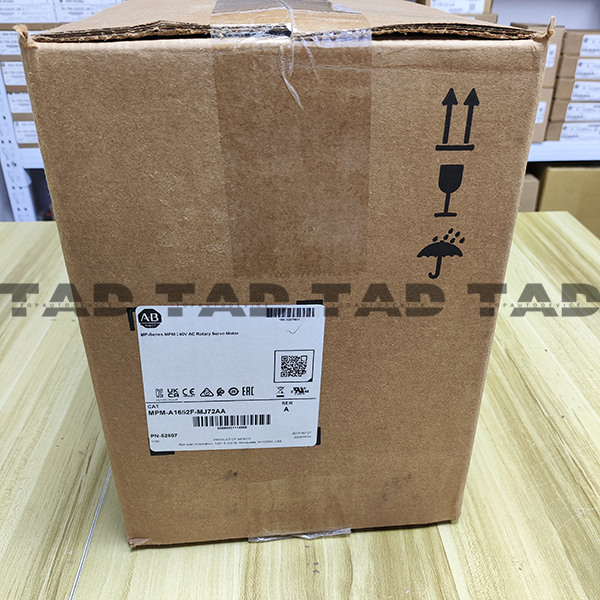 Allen-Bradley MPM-A1652F-MJ72AA MP-Series MPM 240V AC Rotary Servo Motor