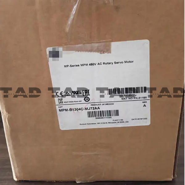 Allen-Bradley MPM-B1304C-MJ72AA  MP-Series MPM 480V AC Rotary Servo Motor