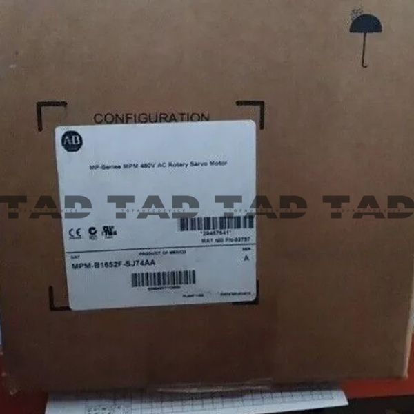 Allen-Bradley MPM-B1652F-SJ74AA MP-Series MPM 480V AC Rotary Servo Motor