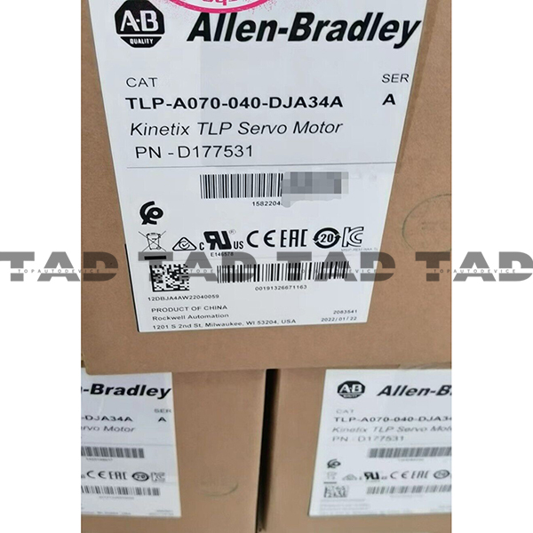 Allen-Bradley TLP-A070-040-DJA34A Kinetix TLP Servo Motor