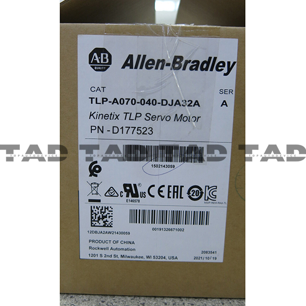 Allen-Bradley TLP-A070-040-DJA34A Kinetix TLP Servo Motor