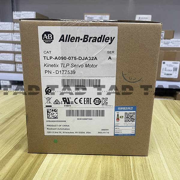 Allen-Bradley TLP-A090-075-DJA32A Kinetix TLP Servo Motor