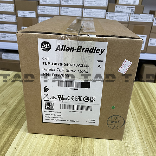 Allen-Bradley TLP-B070-040-DJA34A Kinetix TLP Servo Motor