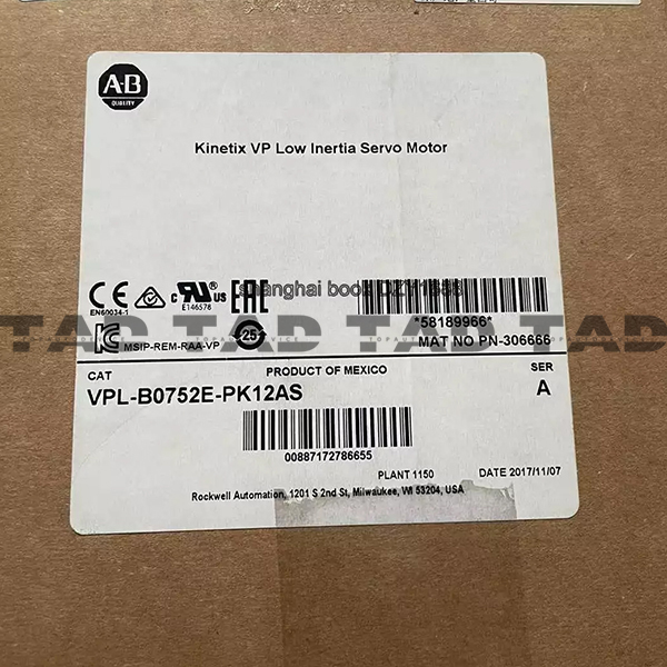 Allen-Bradley VPL-B0752E-PK12AS