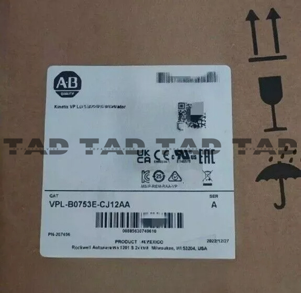 Allen-Bradley VPL-B0753E-CJ12AA Kinetix VP Low Inertia Servo Motor