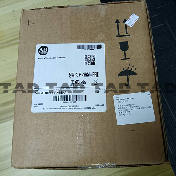 Allen-Bradley VPL-B1003T-PK12AA Kinetix VP Low Inertia Servo Motor