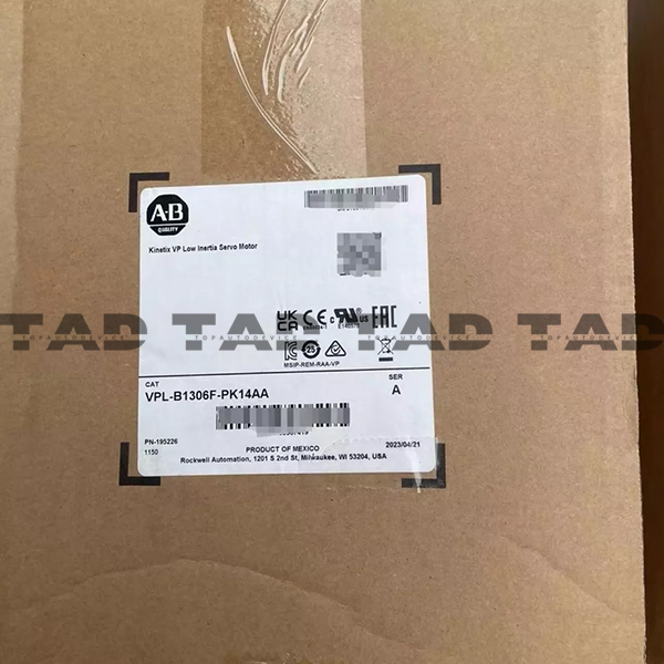 Allen-Bradley VPL-B1306F-PK14AA Best Selling Kinetix VP Low Inertia Servo Motor