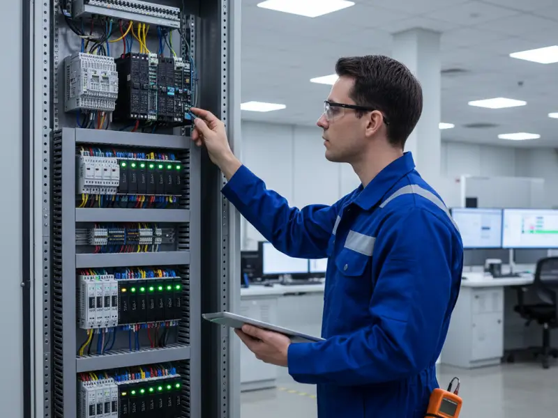 PLC replacement installation restoring production after downtime