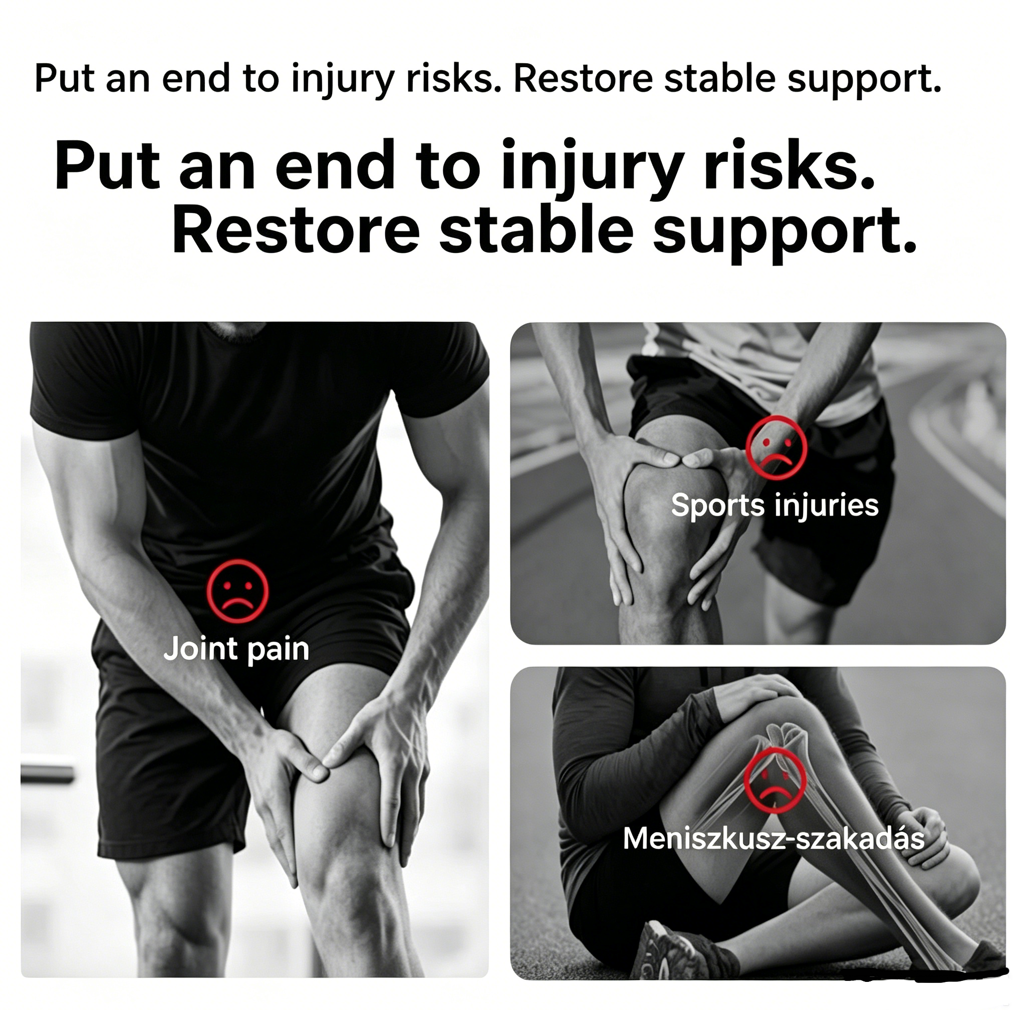 💪✨ High-performance knee protector set | Anti-slip, breathable, joint support 🏀🏃‍♂️