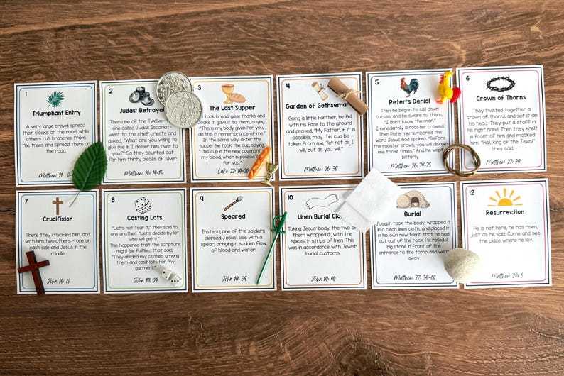 Resurrection Eggs Set with Story Cards | Easter Week Story