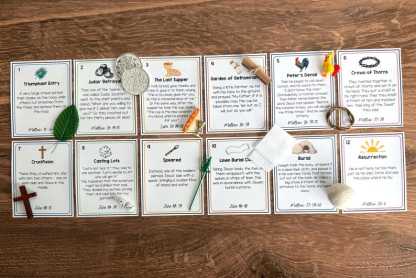 Resurrection Eggs Set with Story Cards | Easter Week Story