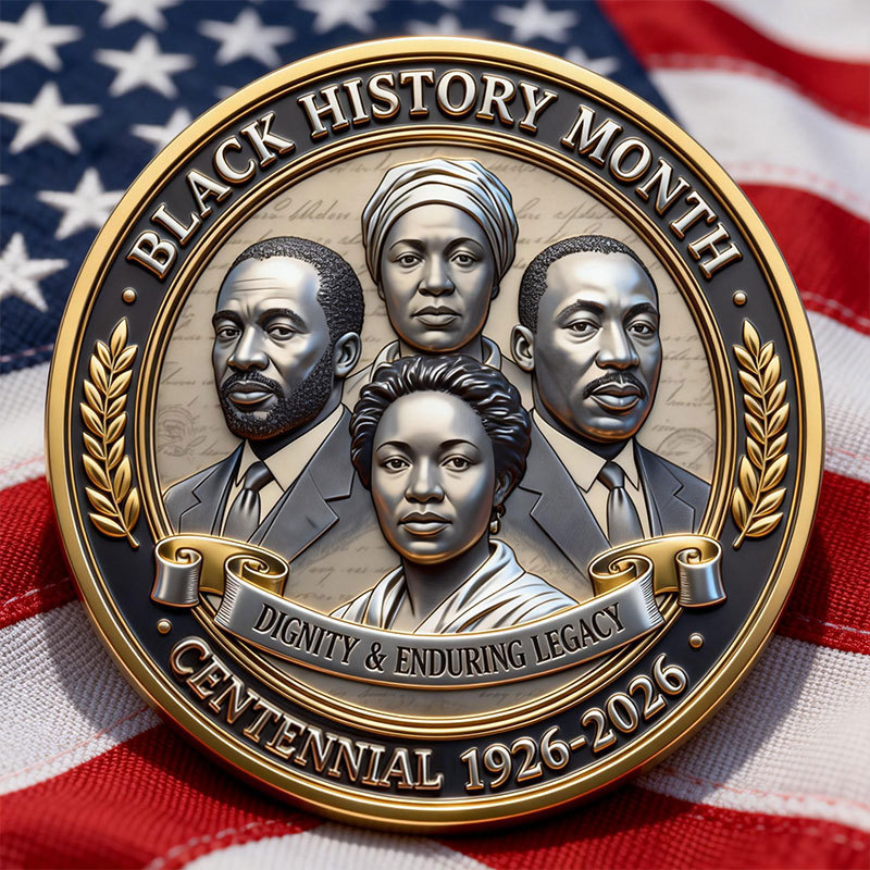 Black History Month – 100 Years Commemorative Coin (1926–2026)