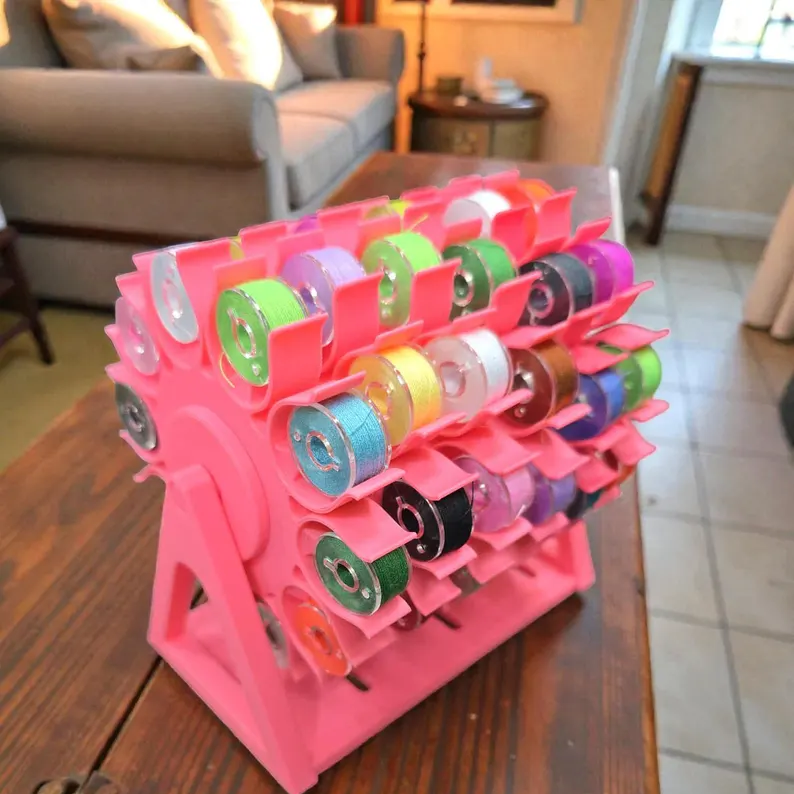 Rotating Bobbin Thread Organizer