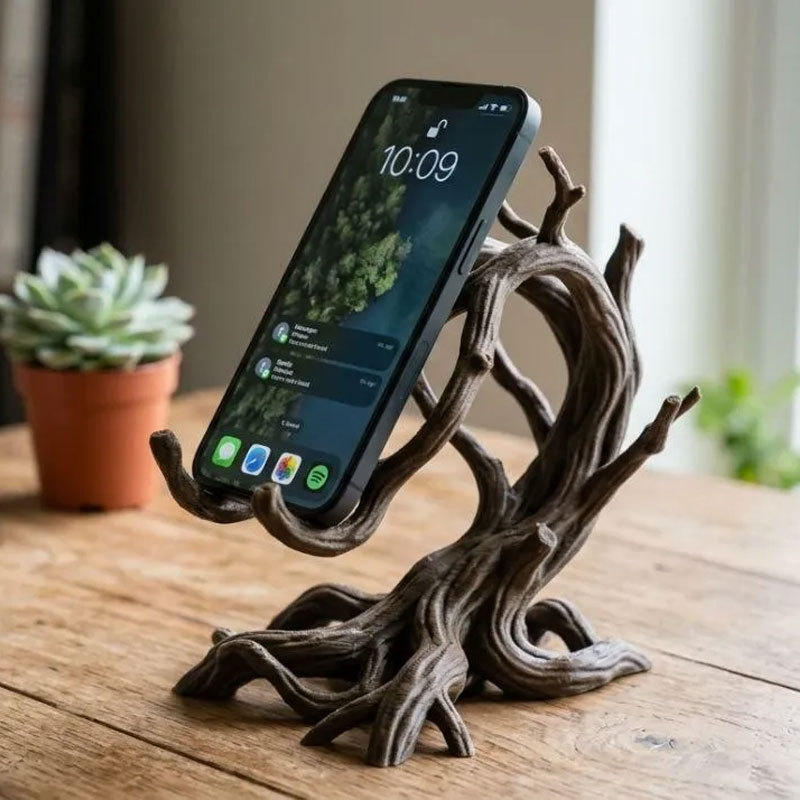 Tree Branch Phone Stand