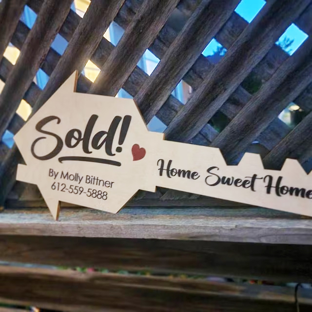 Personalized Sold Sign