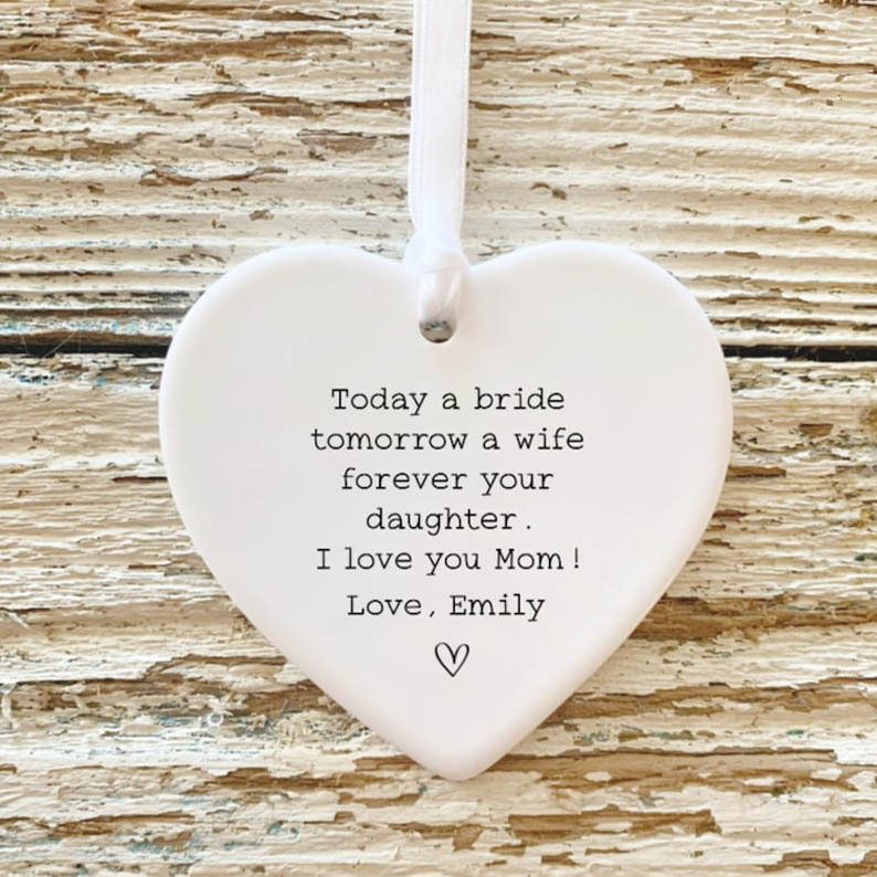 Personalized Wedding Ornament Gift