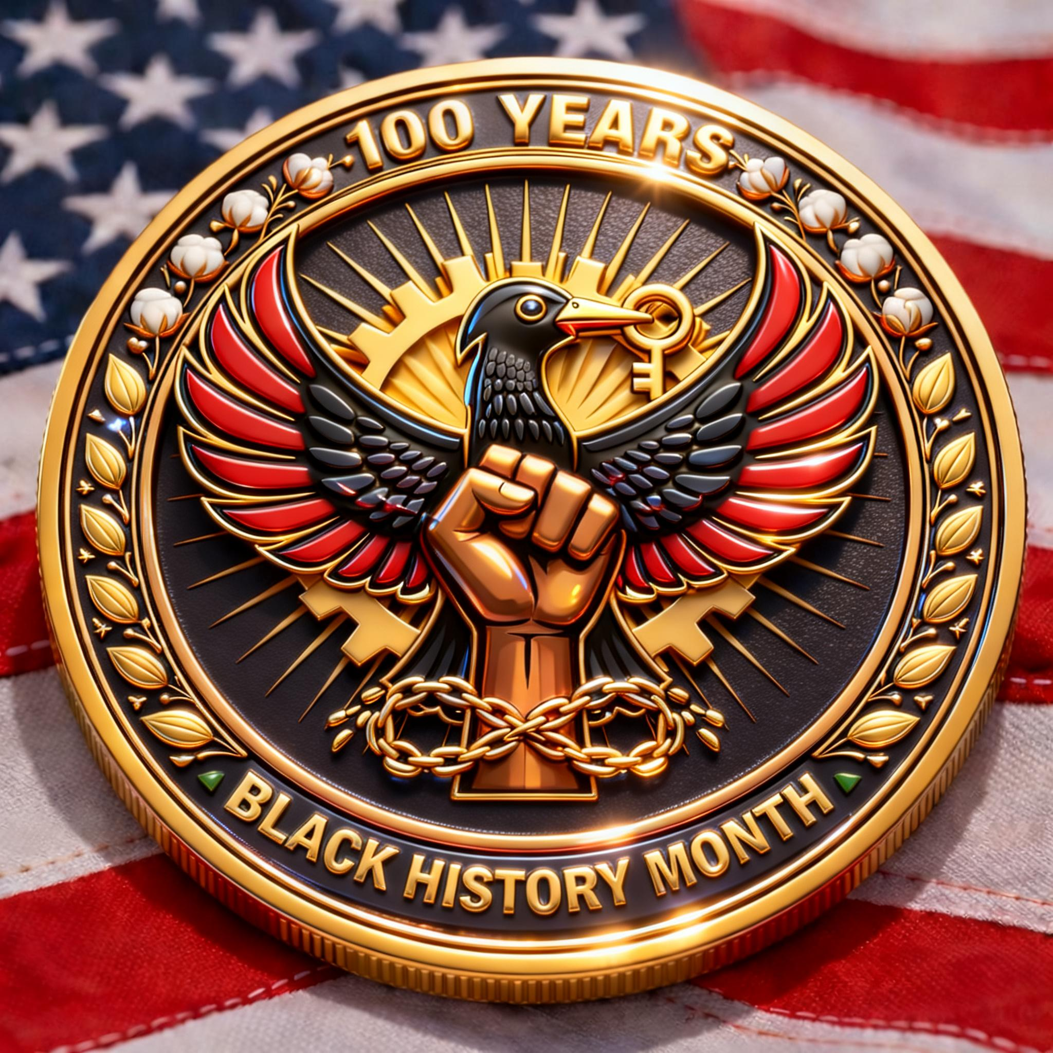 Black History Month – 100 Years Commemorative Coin (1926–2026)