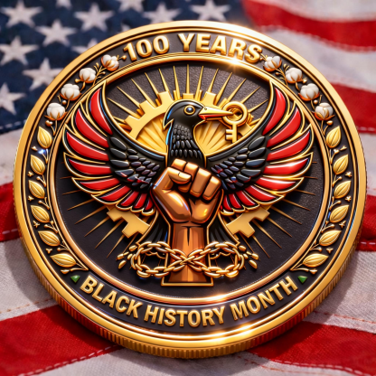 Black History Month – 100 Years Commemorative Coin (1926–2026)