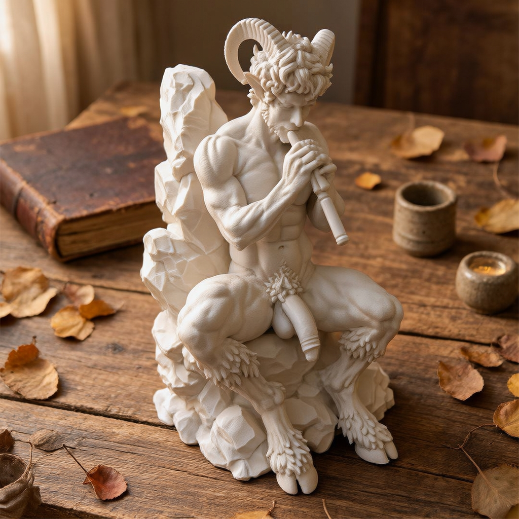 Classical Flute Statue
