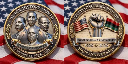 Black History Month – 100 Years Commemorative Coin (1926–2026)