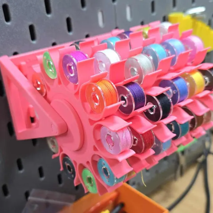 Rotating Bobbin Thread Organizer