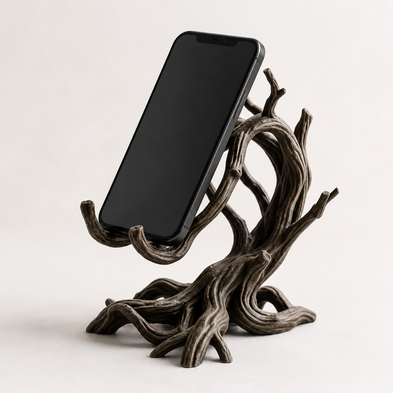 Tree Branch Phone Stand