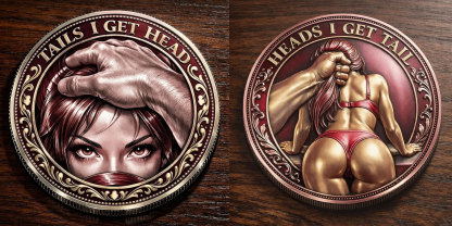 🌹Early Valentine Sale 60% OFF -❤Heads I Get Tail / Tails I Get Head Commemorative Coin