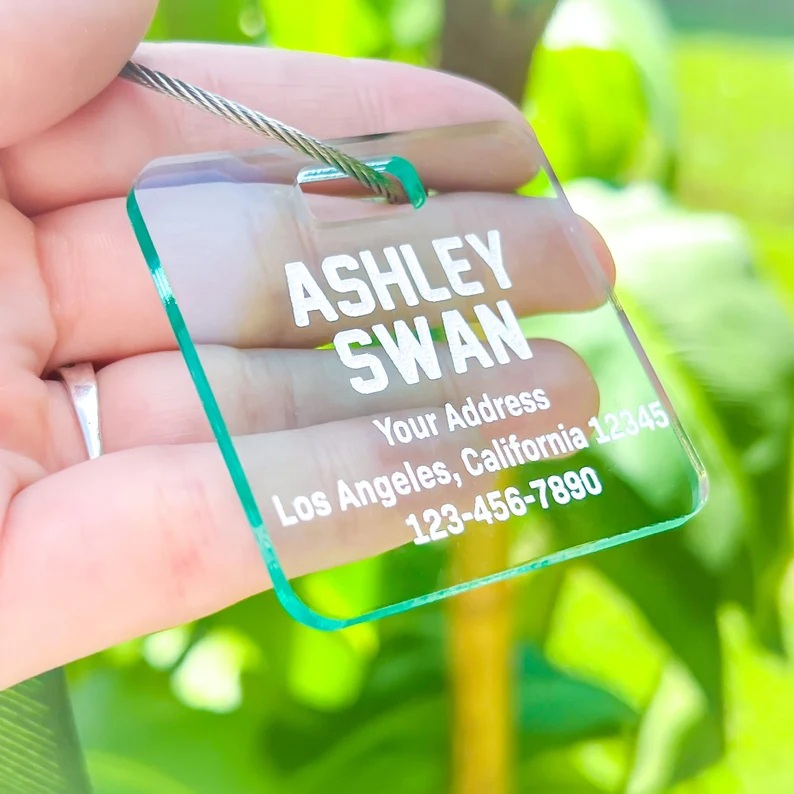 Personalized Address Name Tag
