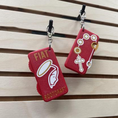 Rosary Counter Fidget Keychain