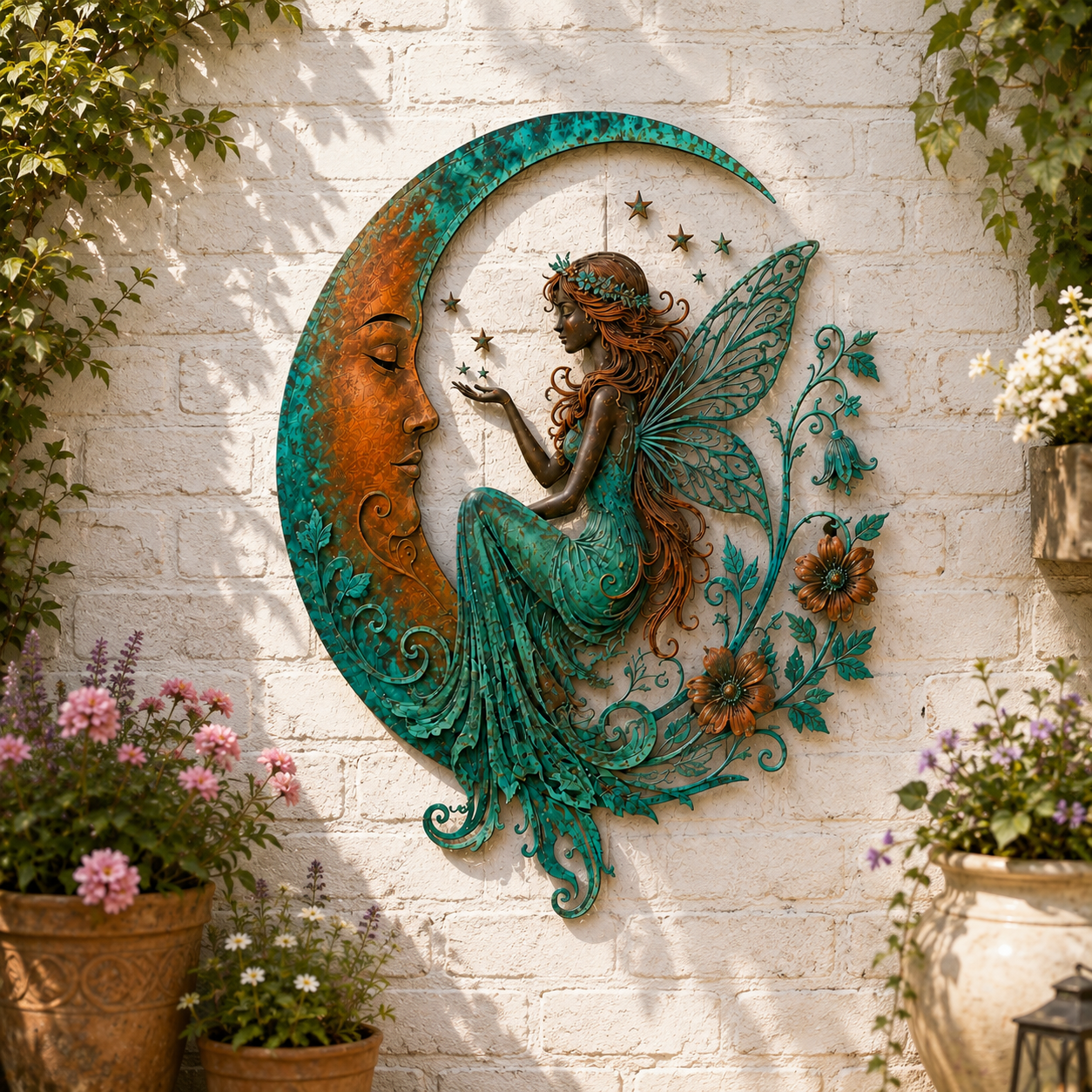 Dragonfly Moon Wall Decor