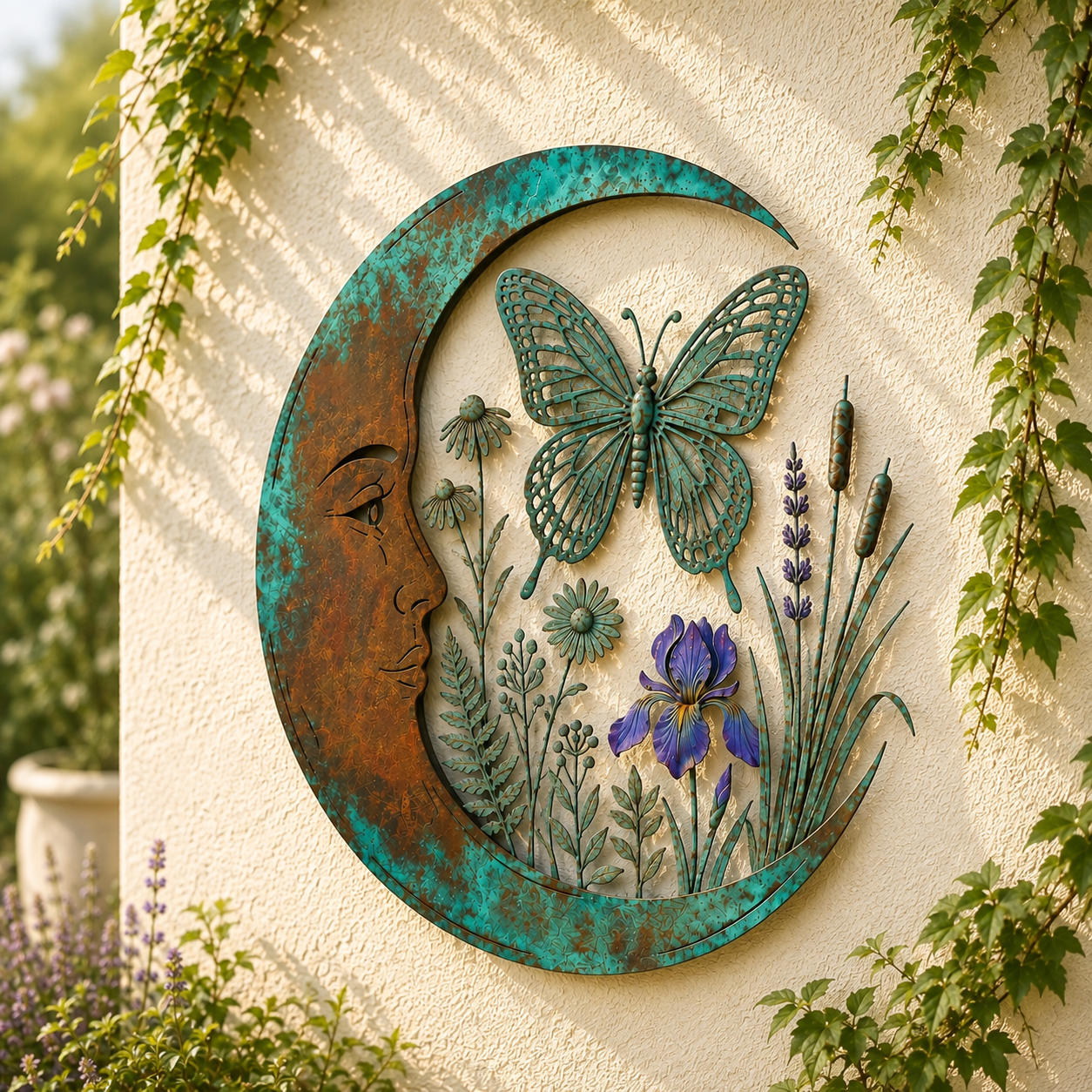 Dragonfly Moon Wall Decor
