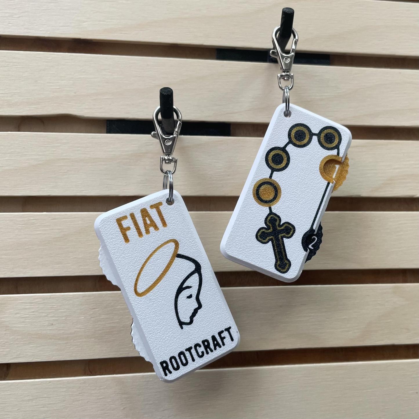 Rosary Counter Fidget Keychain