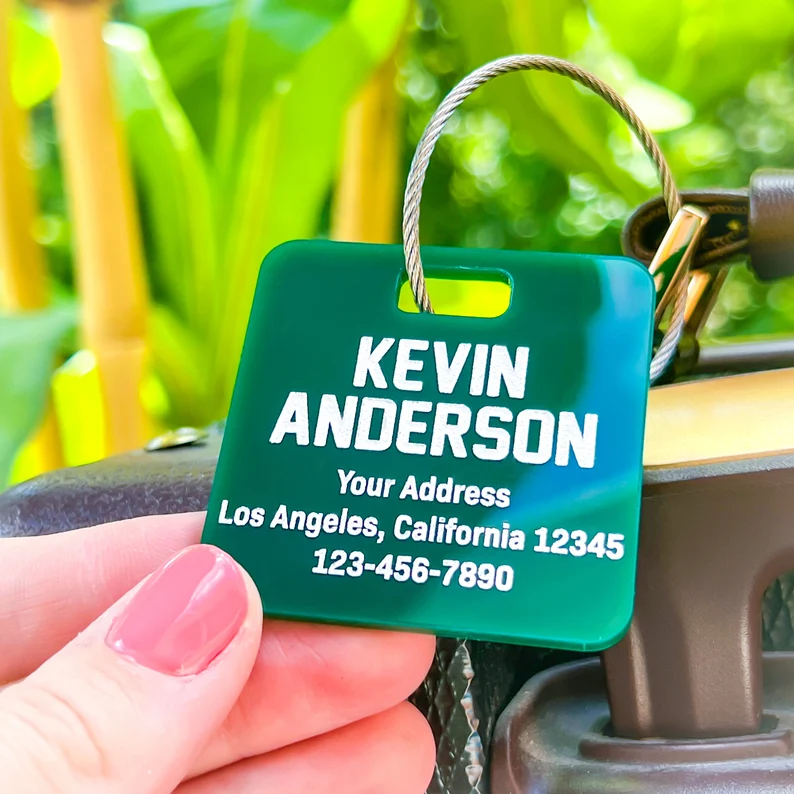 Personalized Address Name Tag