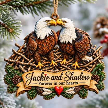 🎁Last Day 60% OFF - Jackie and Shadow Bald Eagle Ornament