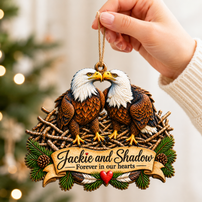 🎁Last Day 60% OFF - Jackie and Shadow Bald Eagle Ornament