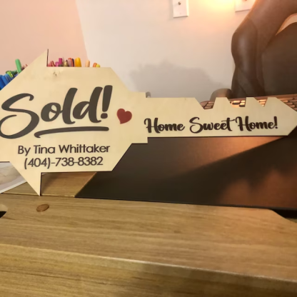 Personalized Sold Sign