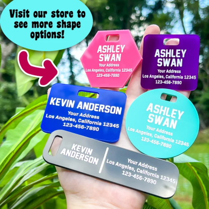 Personalized Address Name Tag
