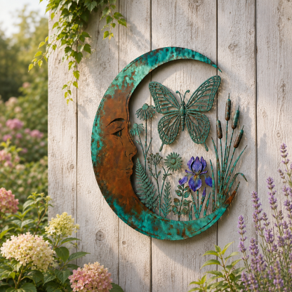 Dragonfly Moon Wall Decor