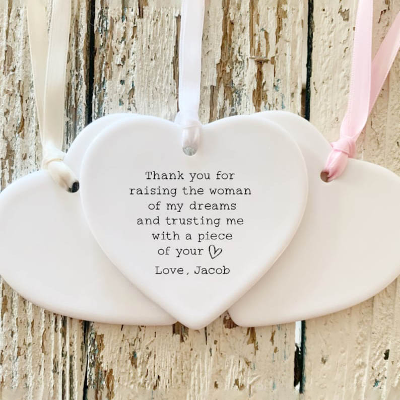Personalized Wedding Ornament Gift