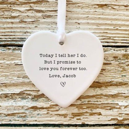 Personalized Wedding Ornament Gift