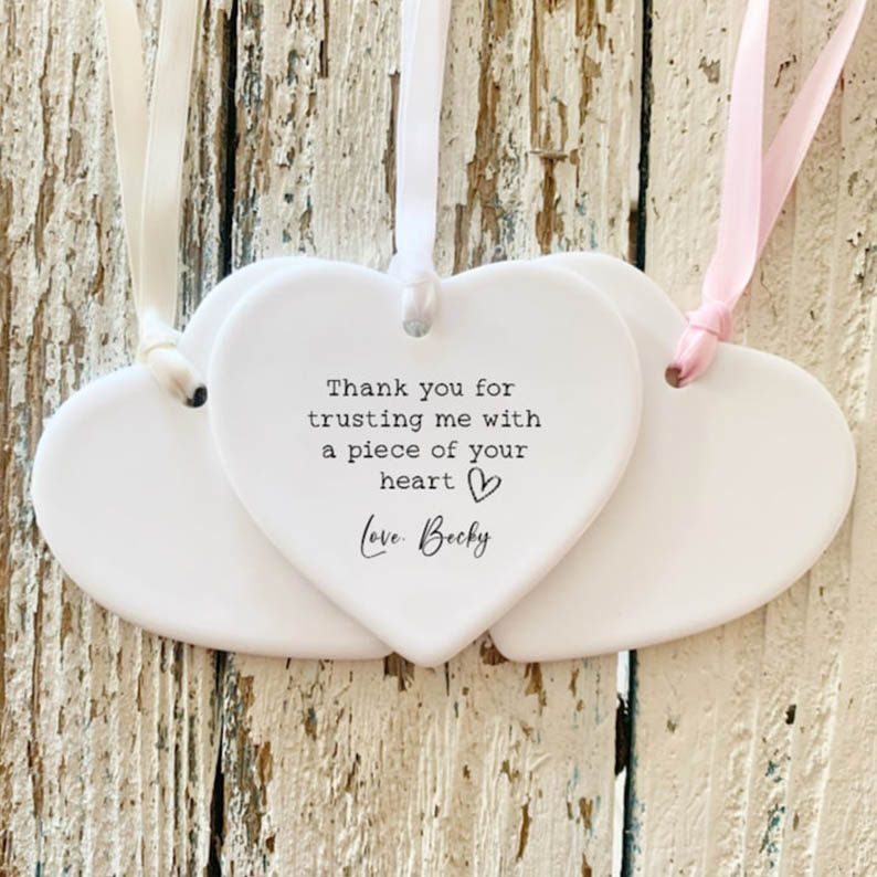 Personalized Wedding Ornament Gift