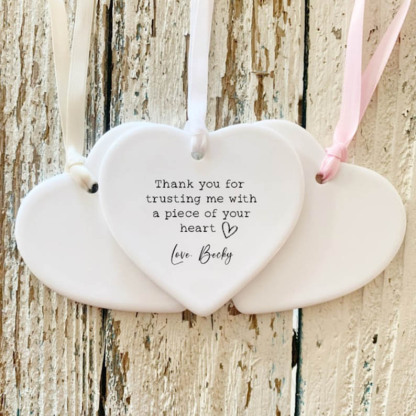 Personalized Wedding Ornament Gift
