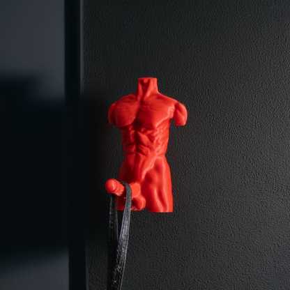 "Hung Hook" Fun Muscular Man Wall Hook