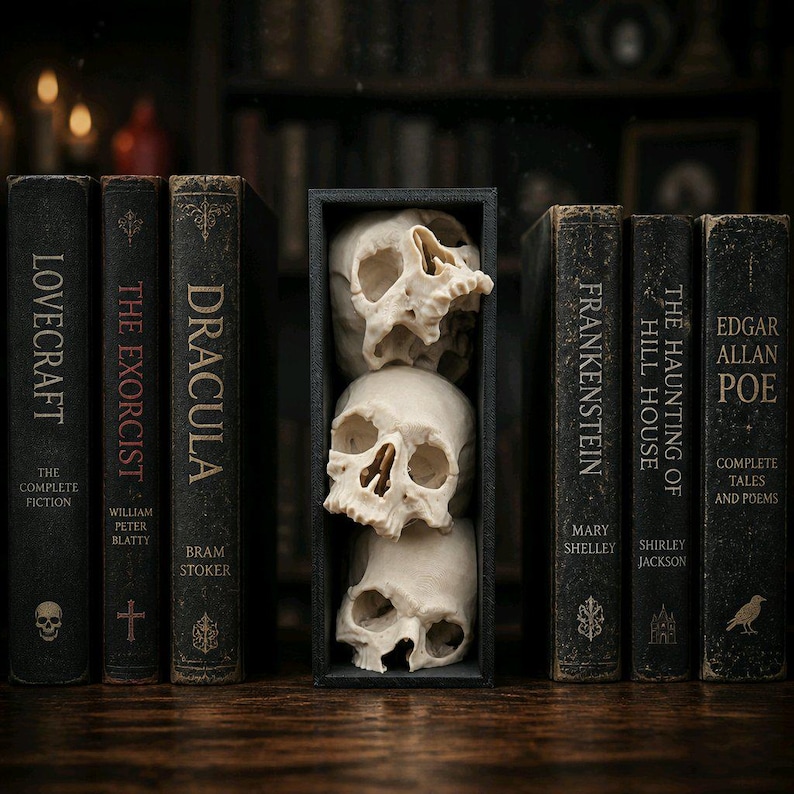 Pile of Skulls Book Nook