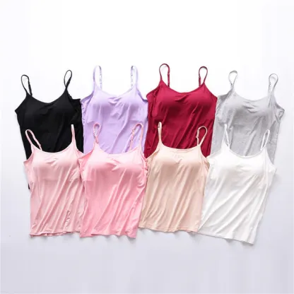 Tank Top with Built-in Bra