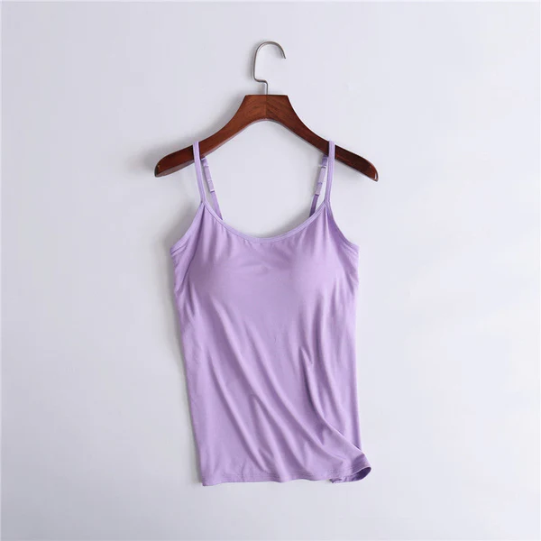 Tank Top with Built-in Bra