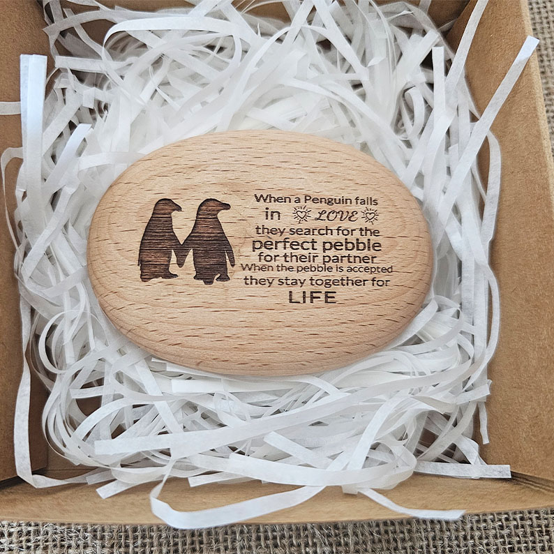 Penguin Pebble Gift