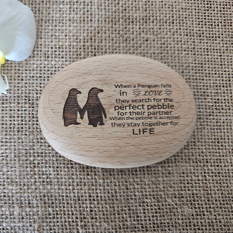 Penguin Pebble Gift
