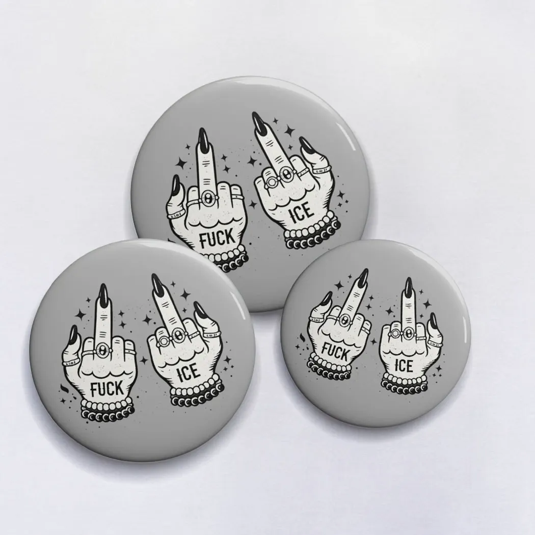 Fuck ICE Pin – Anti ICE Pin Button